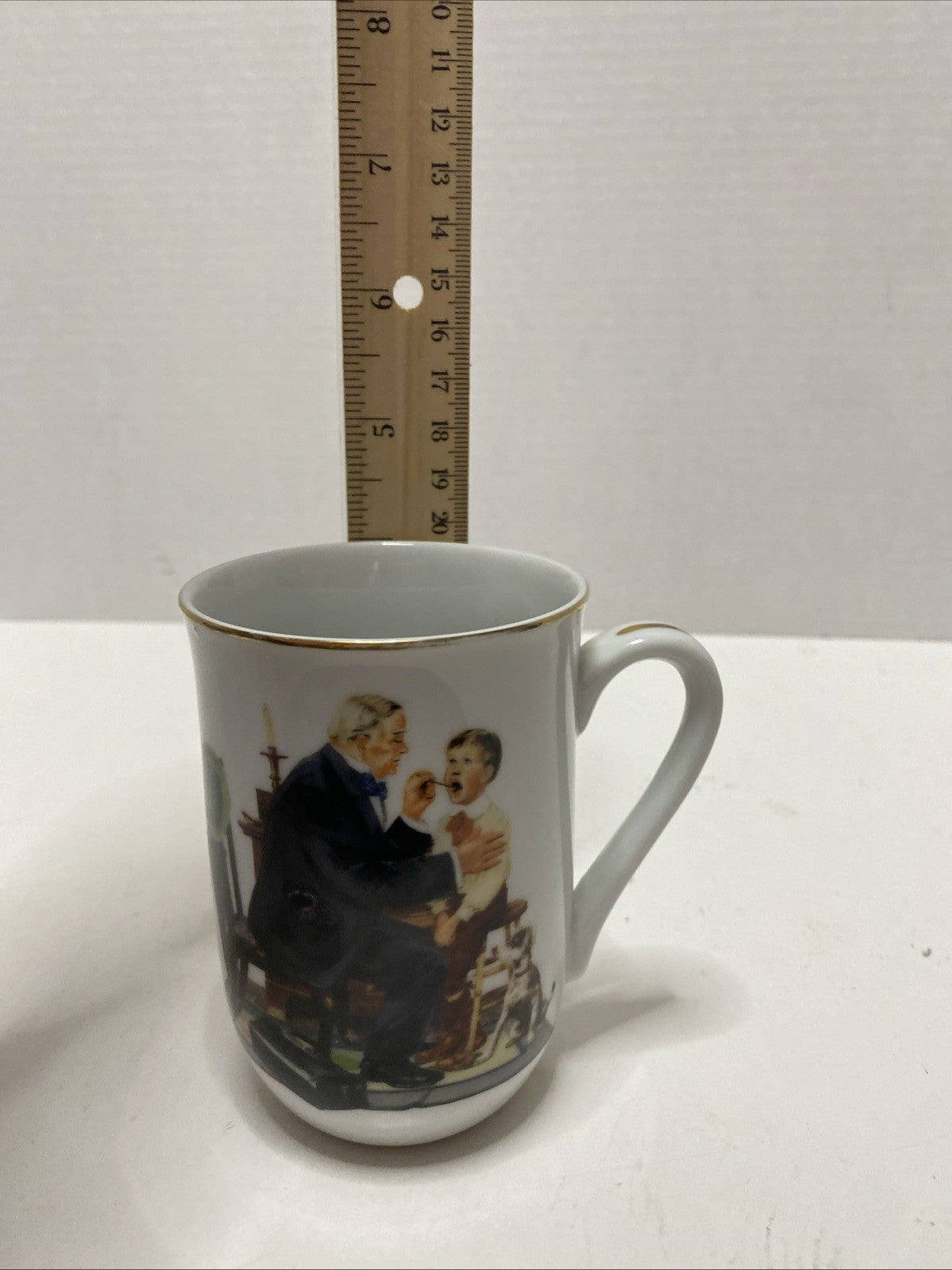 Norman Rockwell Collectible Coffee Mug "The Country Doctor" 1986