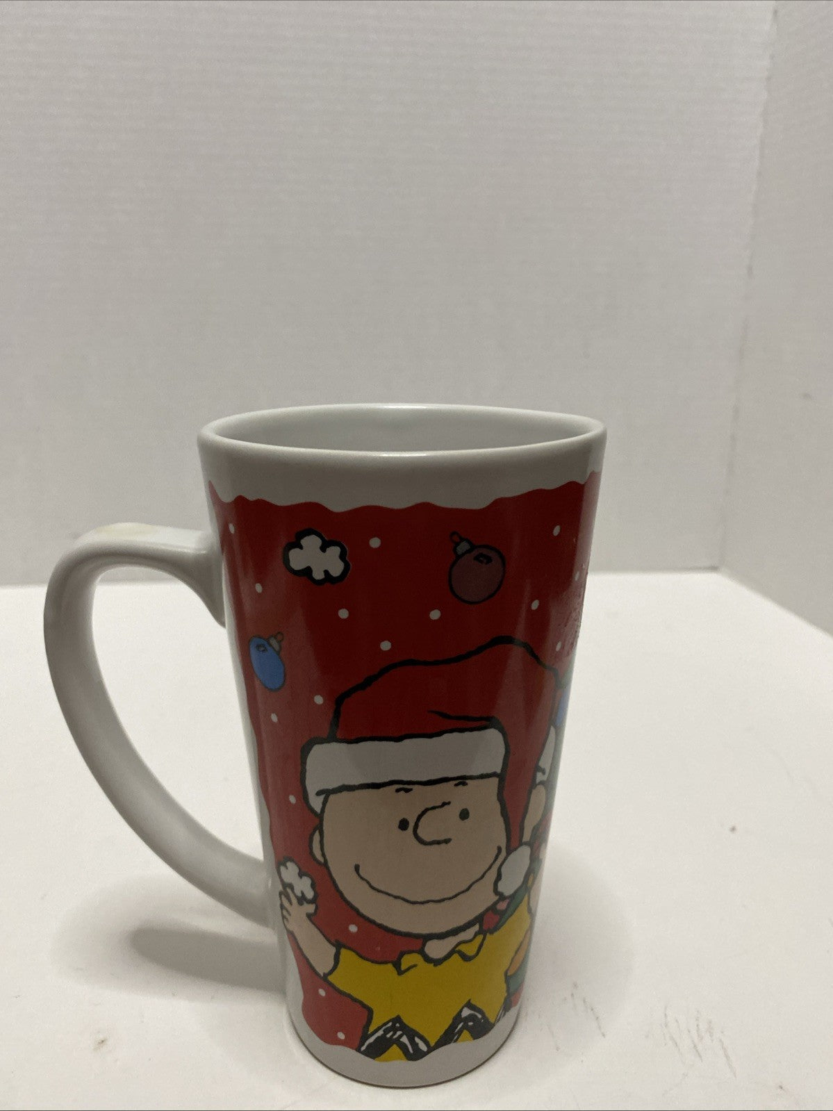Charlie Brown Tall Christmas Mug