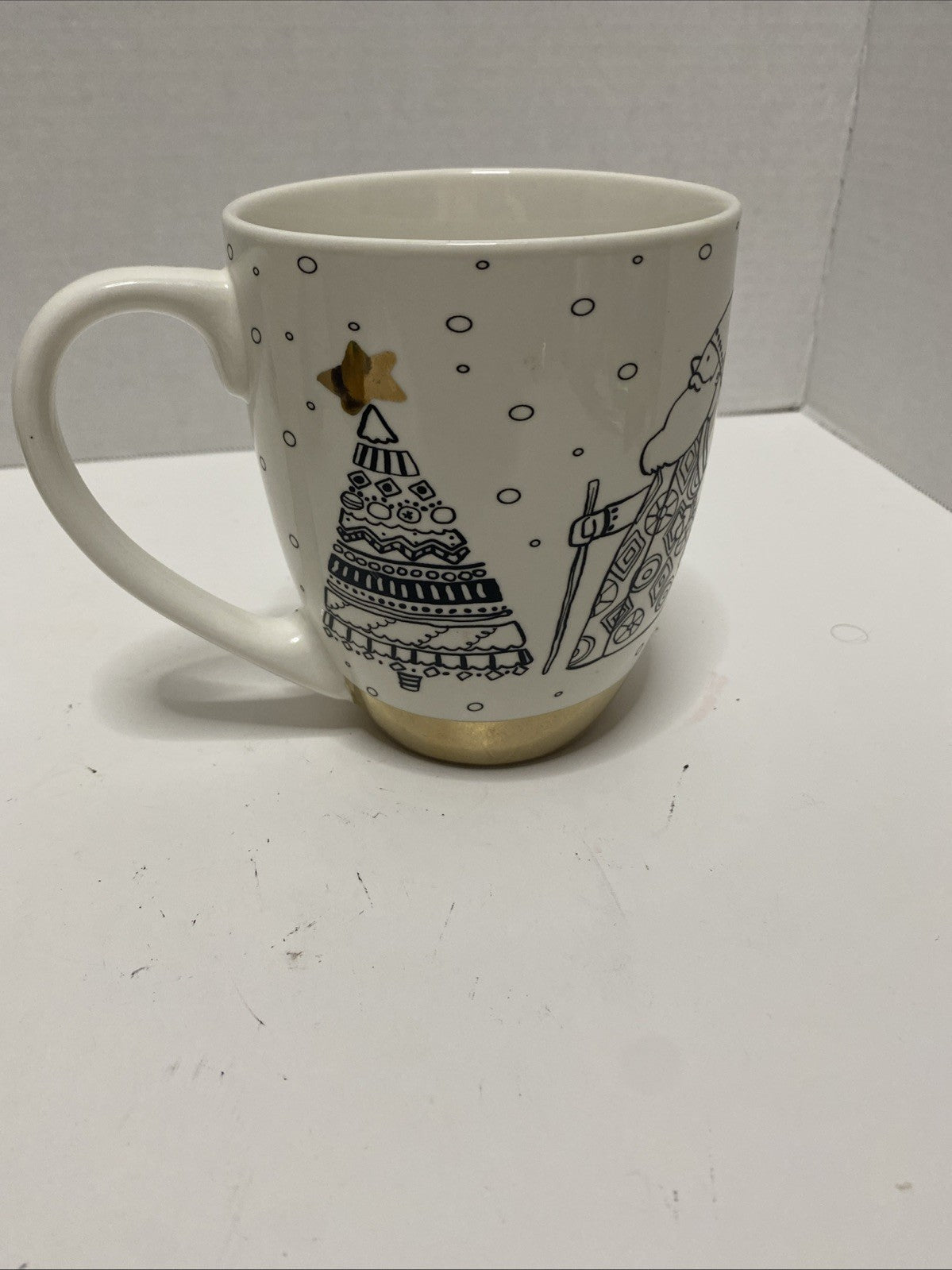 Santa Christmas Mug Christmas Coffee Cup with Santa Made By Cypress Home