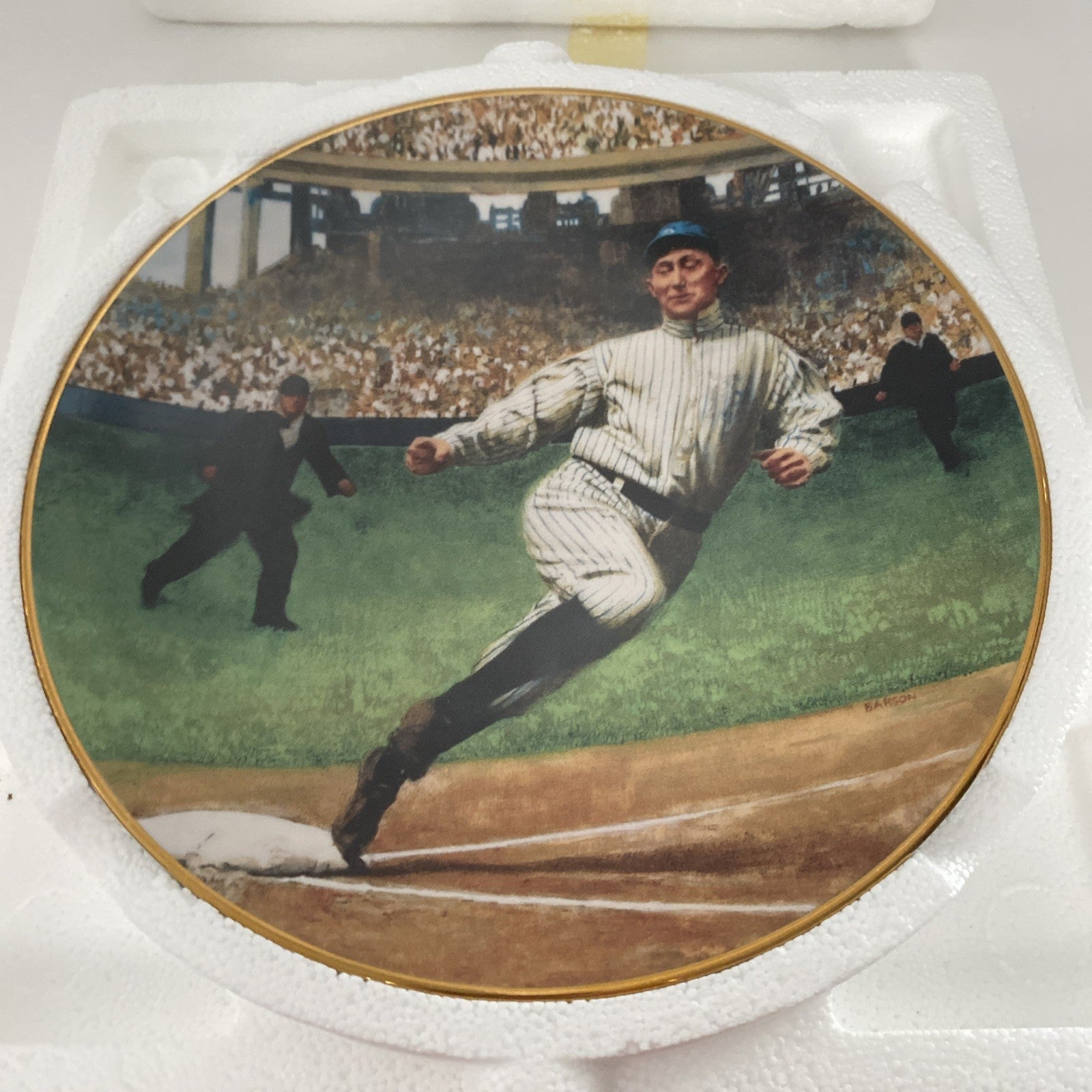 Ty Cobb THE GEORGIA PEACH The Legends of Baseball Collectors Plate 1993
