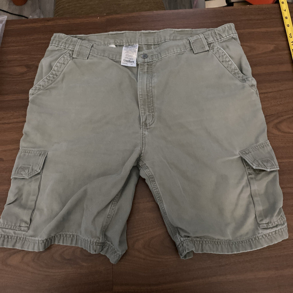 Carhartt Men's Relaxed Fit Cargo Shorts Size 40 Inseam 9" 102514-232 Free Ship ✨