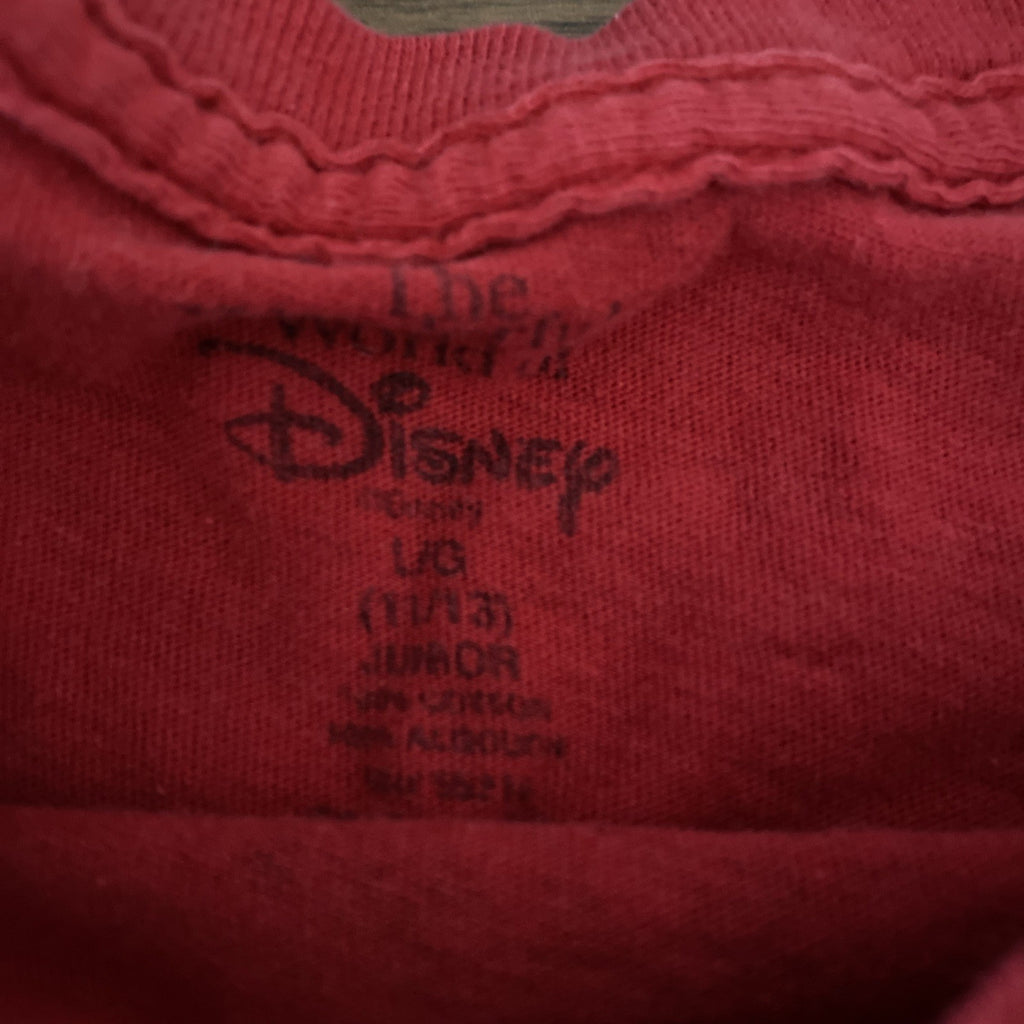 The Wonderful World of Disney Red T Shirt Mickey Mouse Short Sleeve Small 11/13
