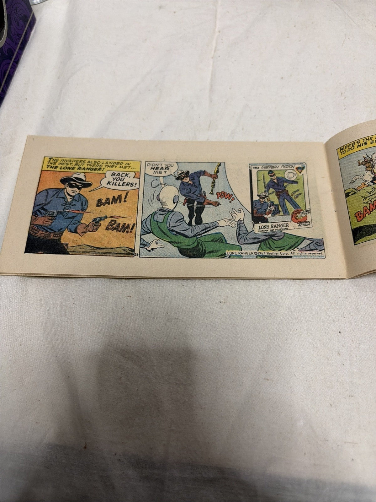 CAPTAIN ACTION AND ACTION BOY RARE MINI COMIC, 1967