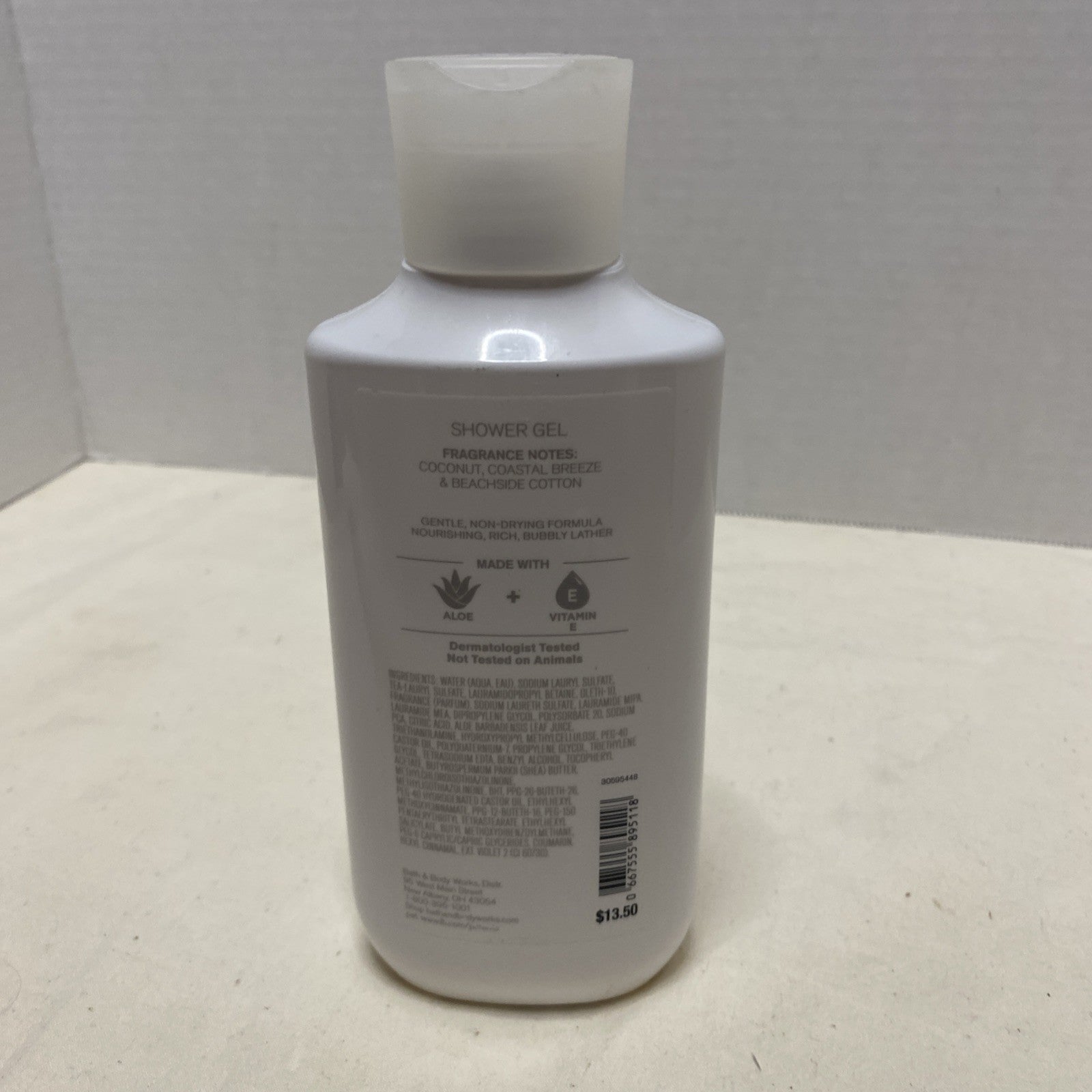Bath & Body Works Fresh Coconut & Cotton Shower Gel