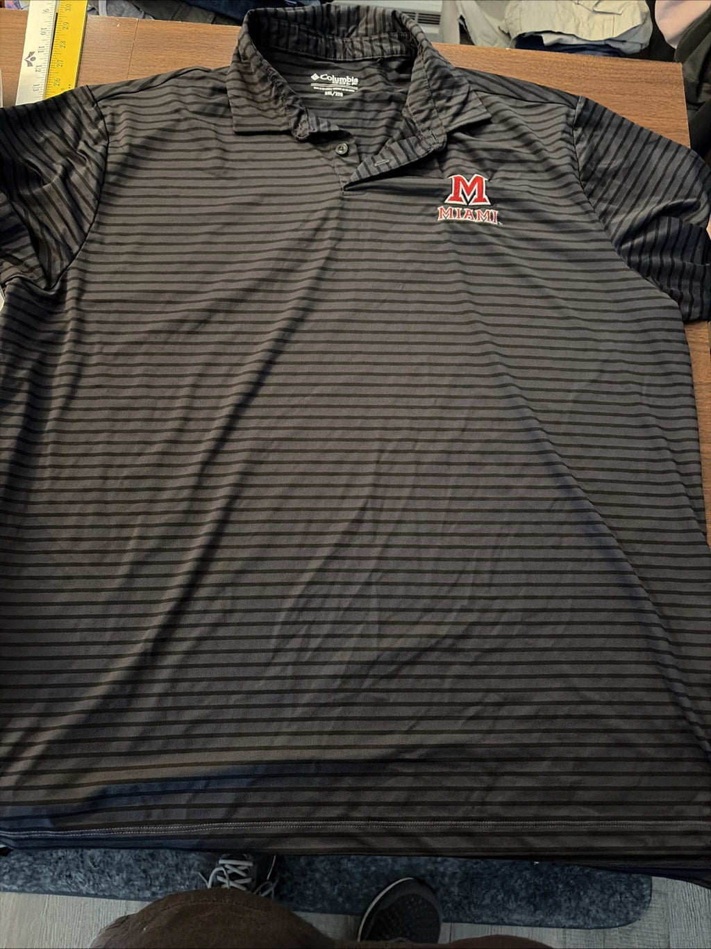 Columbia Men’s 2XL Miami University Redhawks Golf Polo Short Sleeve Shirt