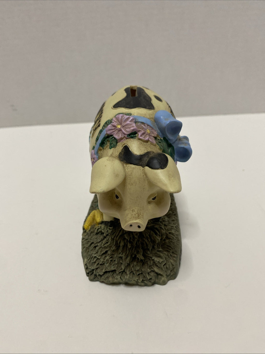 Vintage Kentucky Piggy Bank Fair 1st Place  Pig “Bringing Home The Bacon”