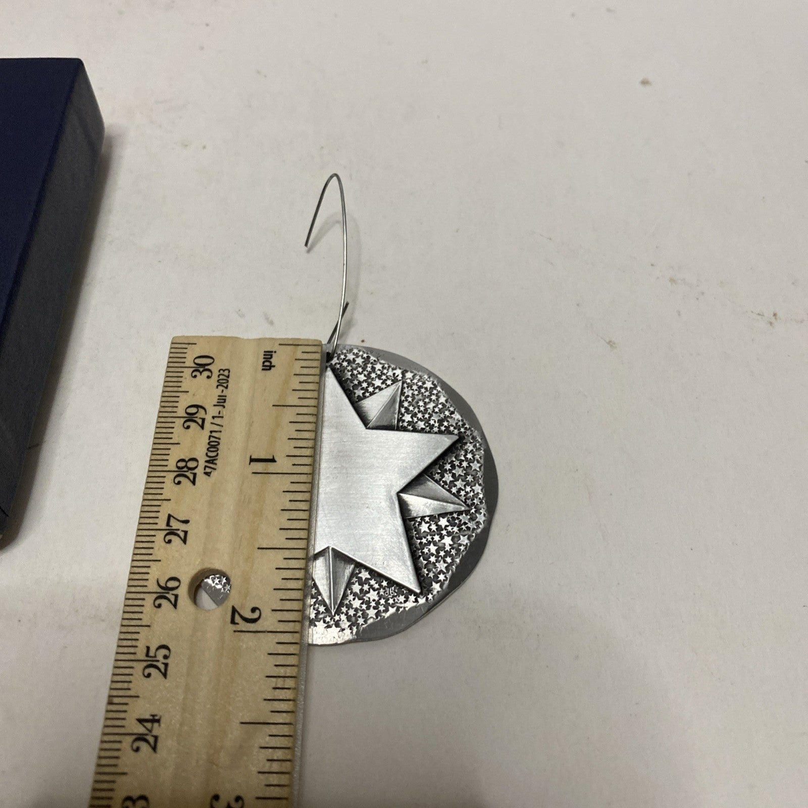 Wendell August Forge 2” Star Christmas Aluminum Ornament with Box