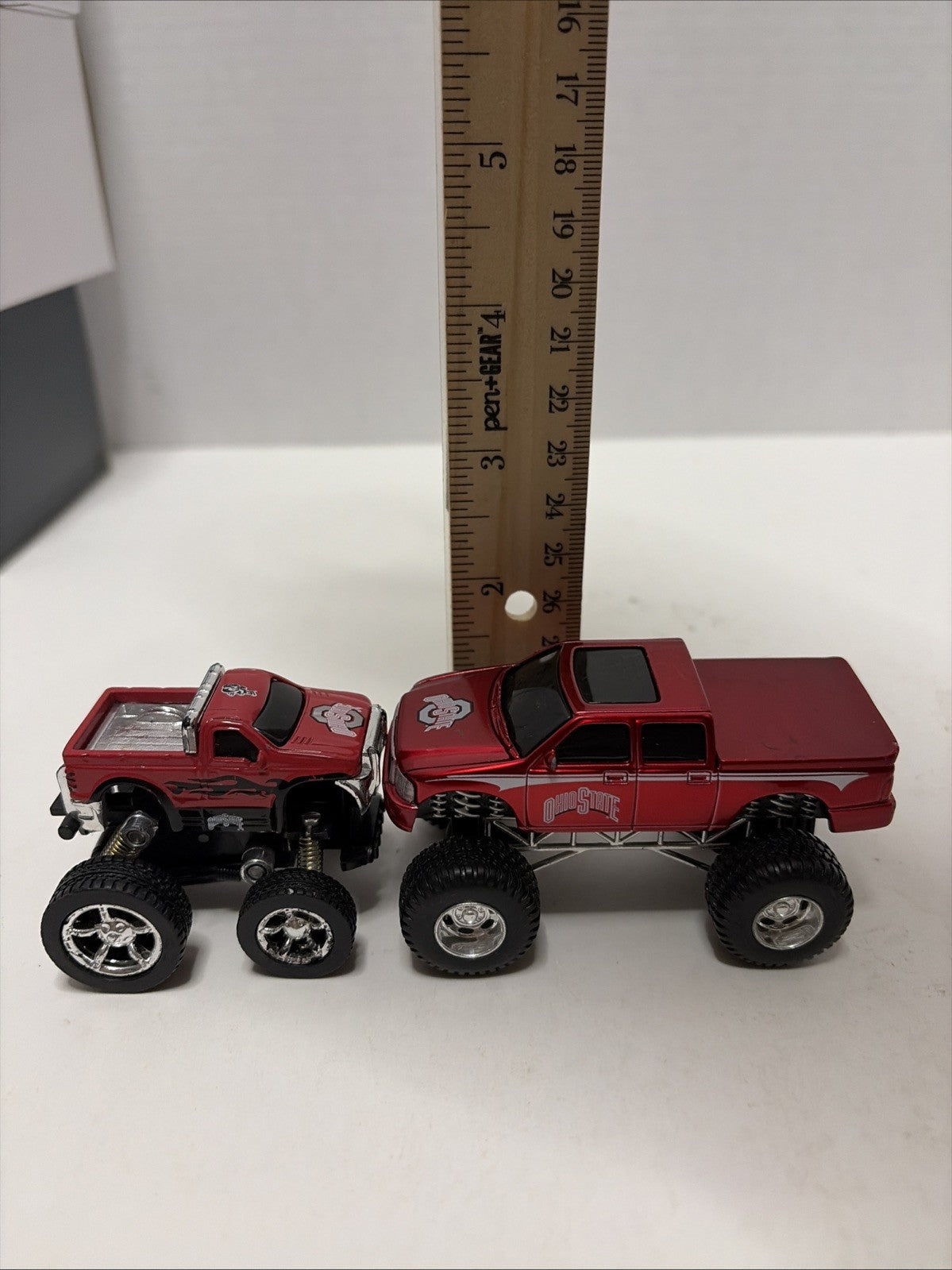 2 Ohio State University Buckeye 4X4 Monster Truck Toys