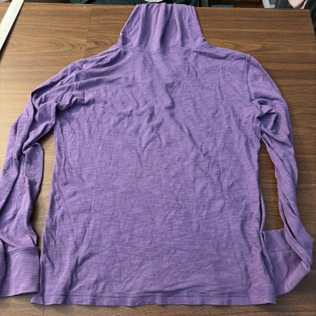 47 Brand Women’s Large Los Angeles Lakers Hoodie T-Shirt Longsleeve