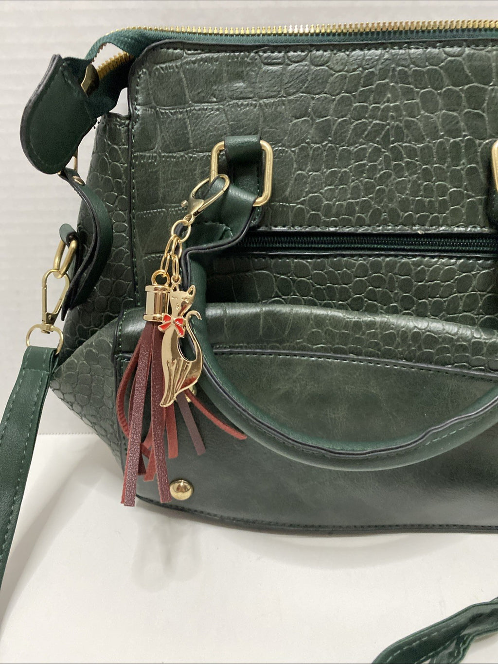 Women's Girl Faux Leather Shoulder Bag Tote Handbag Crossbody Satchel Purse Bag