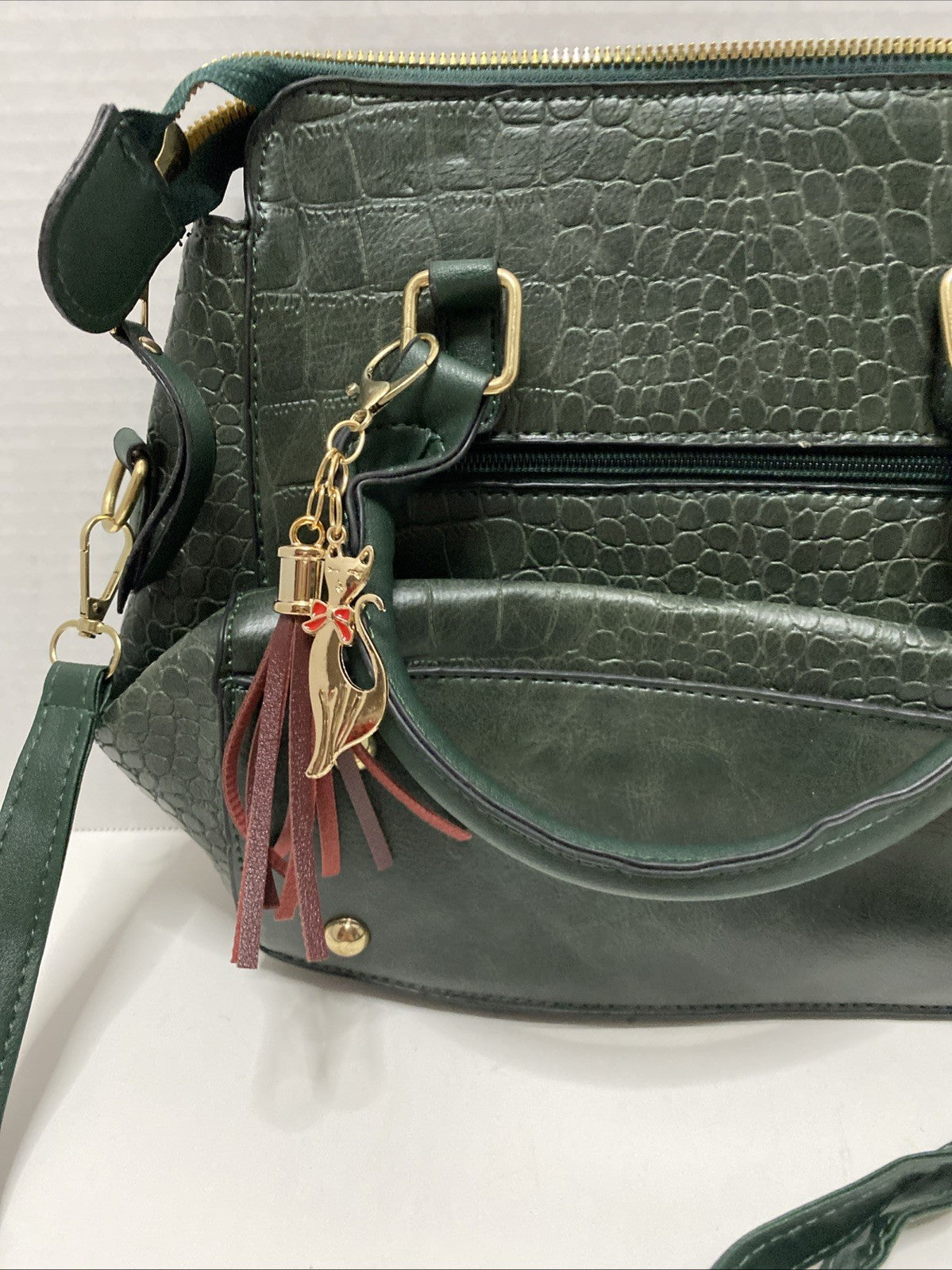 Women's Girl Faux Leather Shoulder Bag Tote Handbag Crossbody Satchel Purse Bag