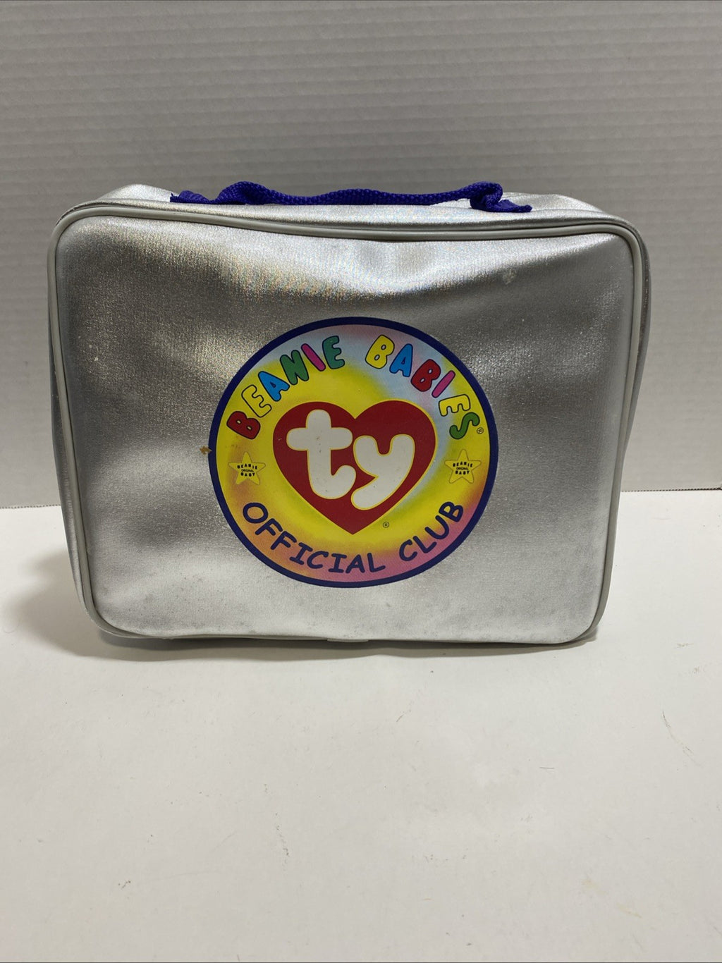 ty Beanie Babies Original Membership Club Platinum Kit Bag 1999 Vintage Sealed