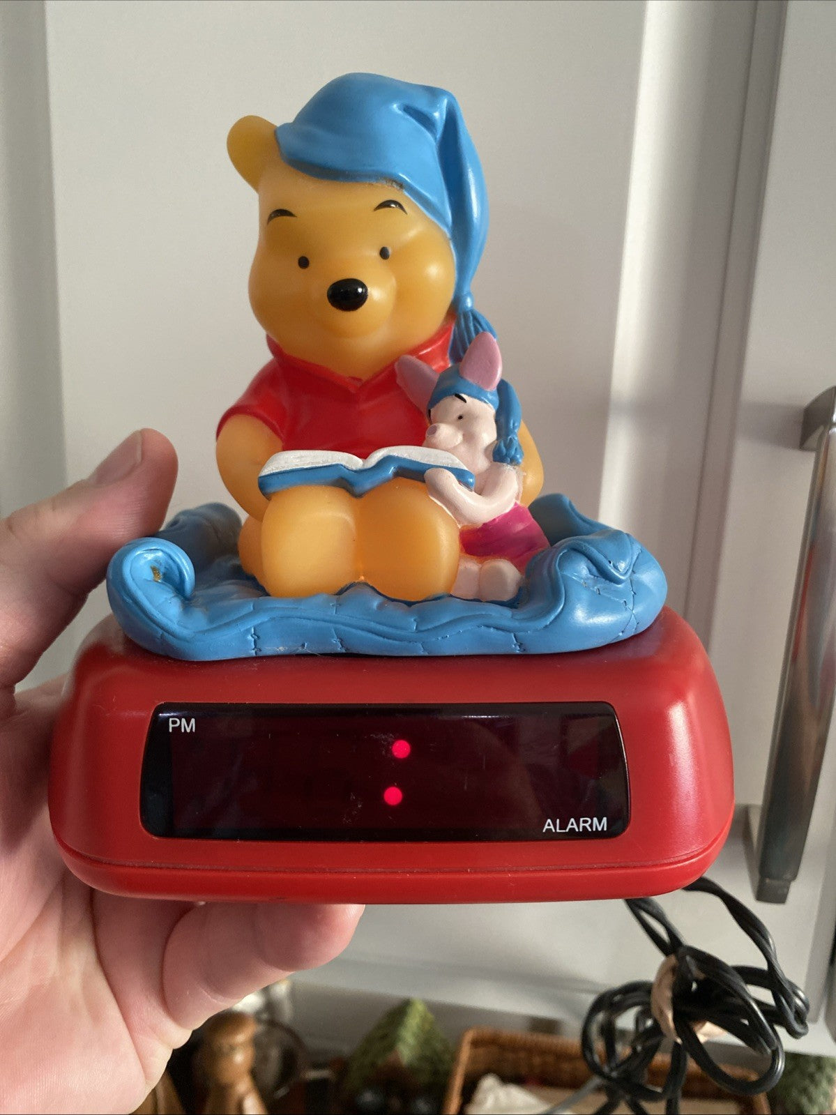 Vintage Sleepytime Bedtime Light Winnie The Pooh & Piglet Alarm Clock Tested 