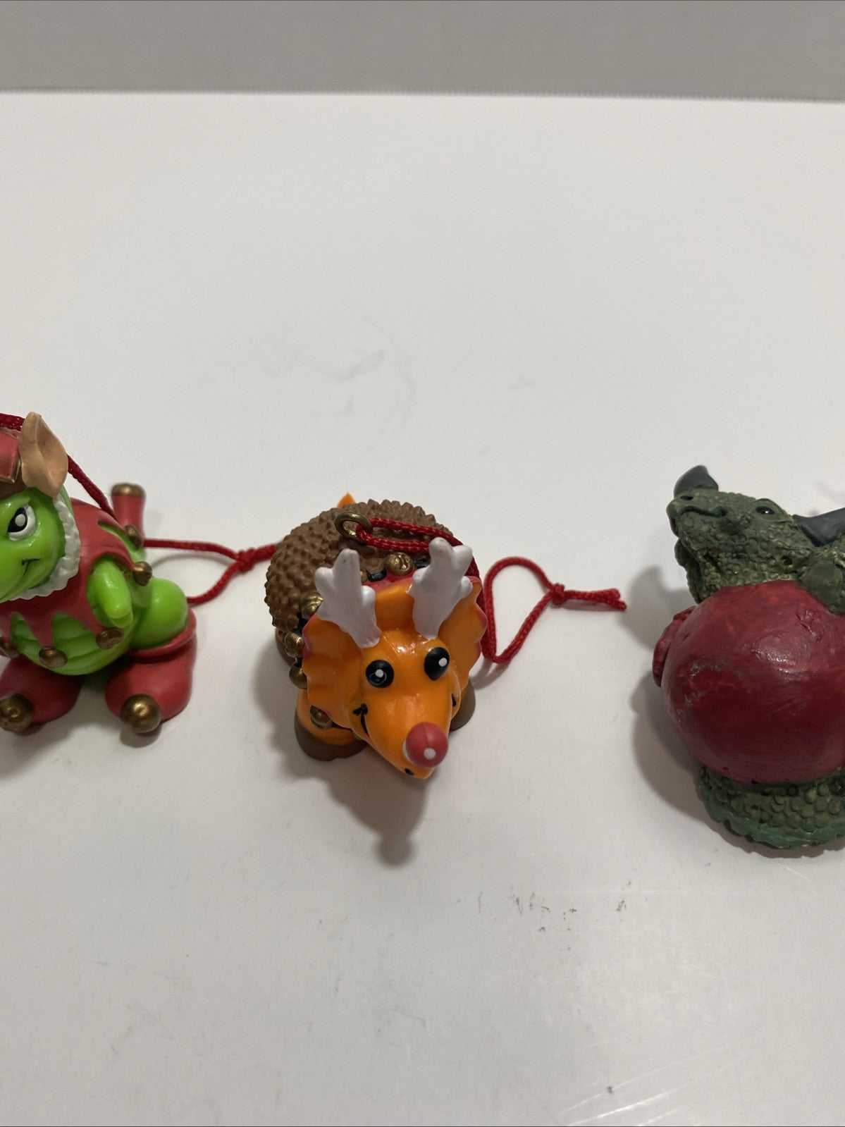 Vintage House Of LLoyd 1993 Christmas Around The World Dino Holidays Ornaments+1