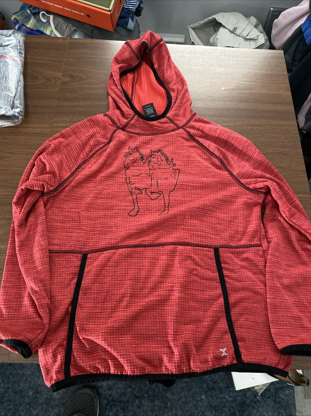 Derek on tops for women Hoodie Draft Horse Large 14/16
