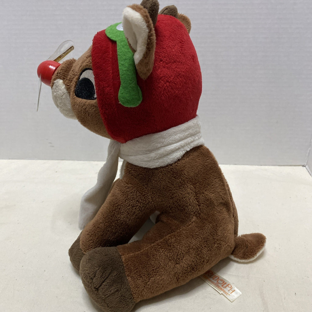 Rudolph The Red Nosed Reindeer Musical With Light Show Spinning Nose ( Works!!)