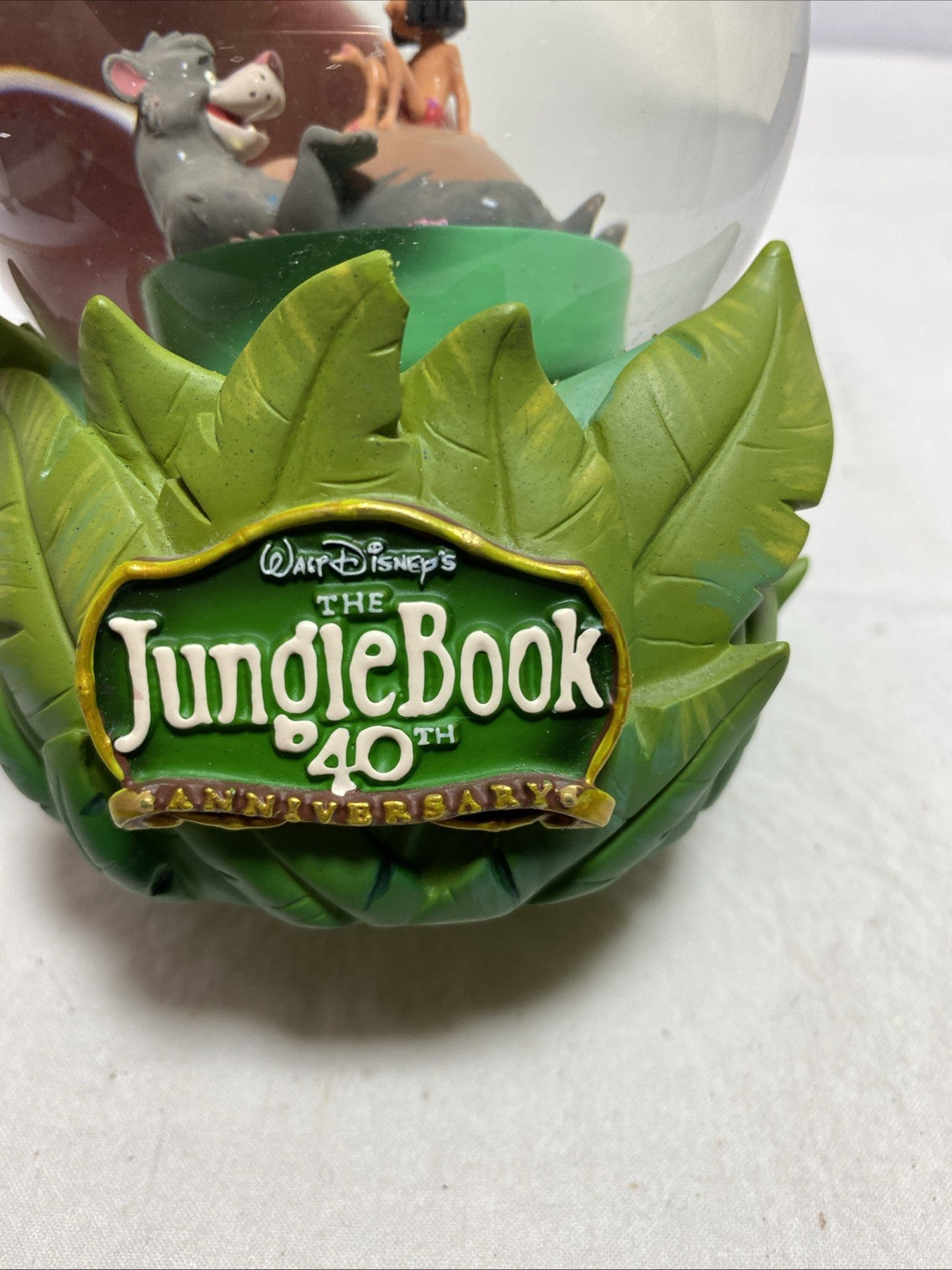 Mowgli / Baloo - Snowglobe! Walt Disney Jungle Book Vtg. Collectible!