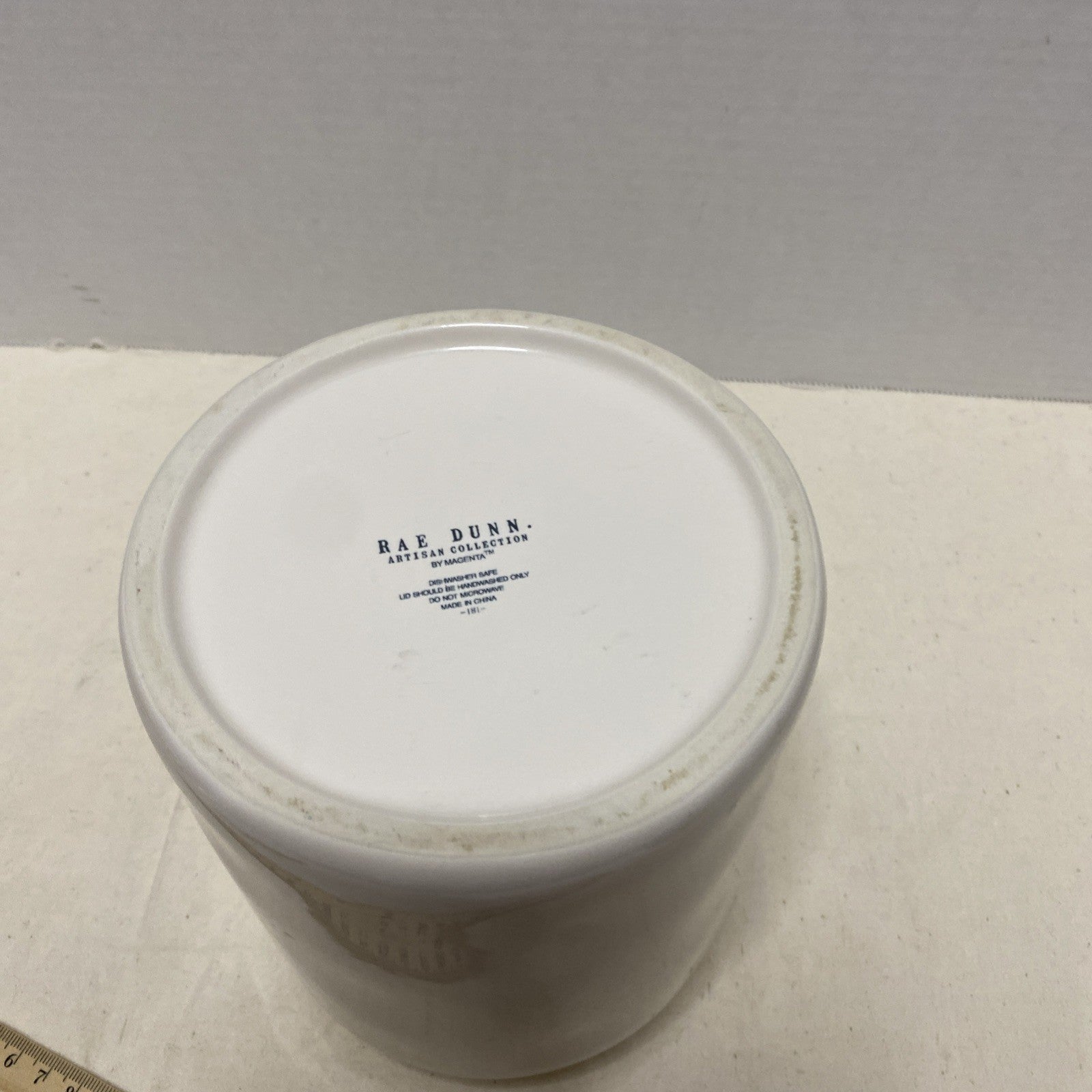 Rae Dunn ceramic large letters “Sugar” canister
