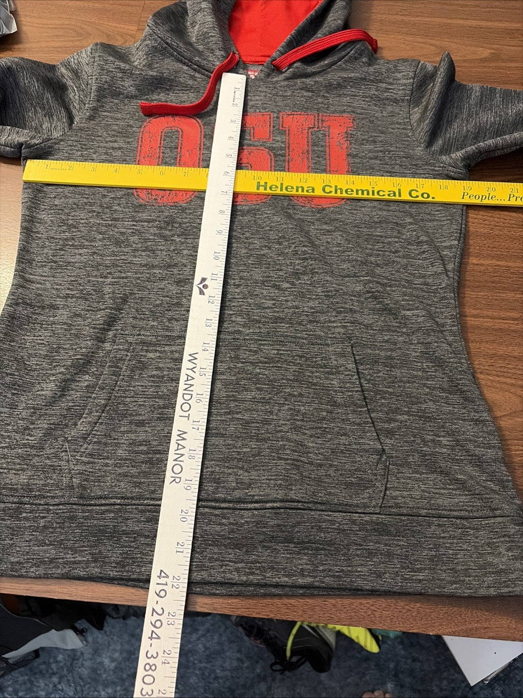 OSU Ohio State University Buckeyes Authentic Apparel Hoodie, Women’s Medium