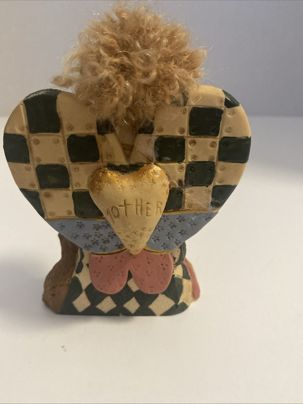Vintage Designs by Diana Zufall Limited Edition 3964 MOTHER Figurine Yarn Hair