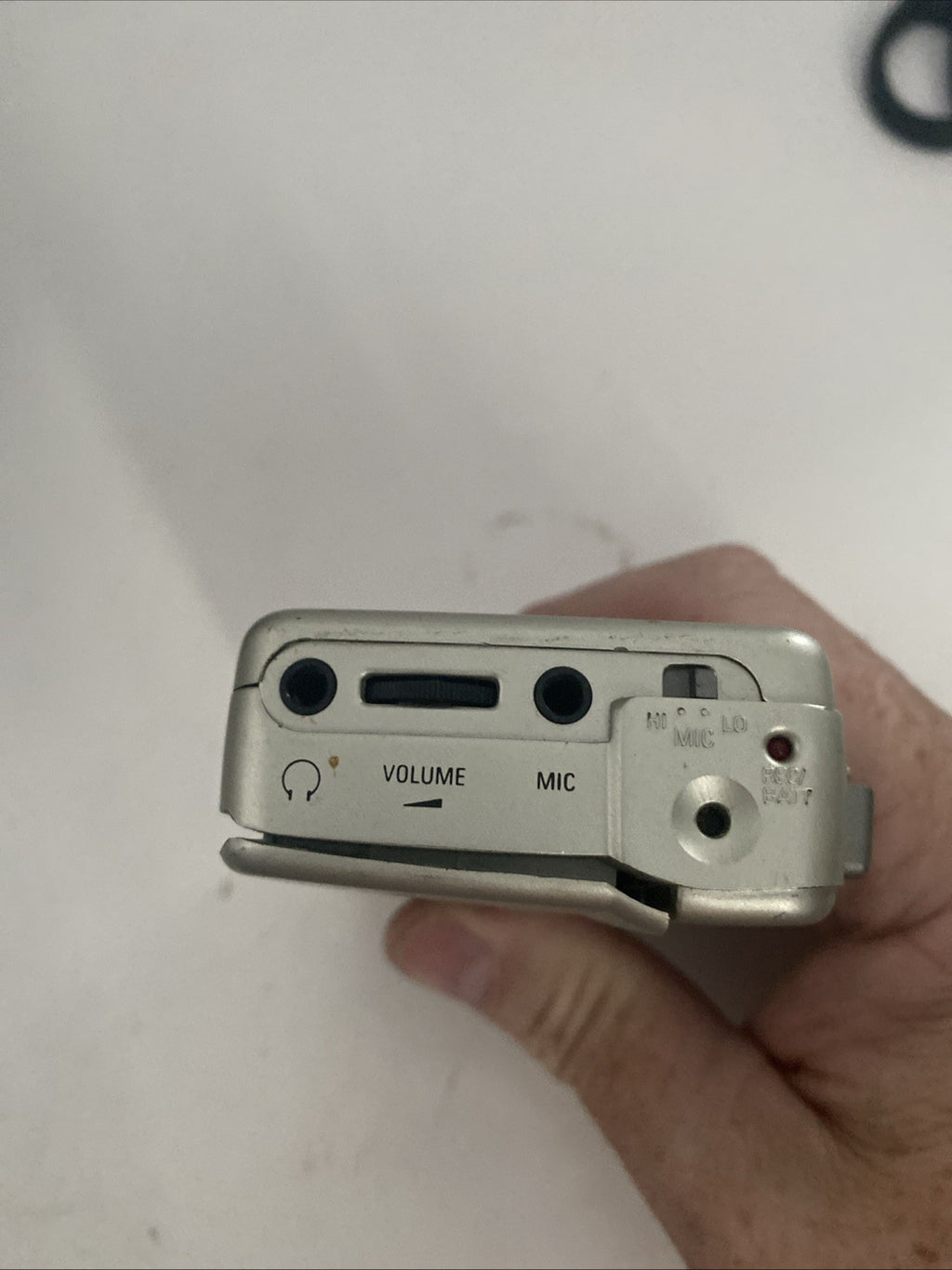 GE 3-5375A AVR Fast Playback Micro Cassette Recorder.  See Description As/Is