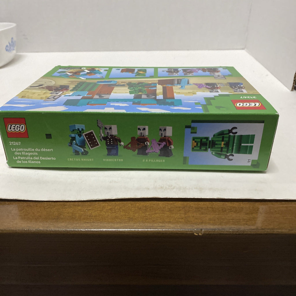 LEGO Minecraft The Illager Desert Patrol Toy Figures and Playset 