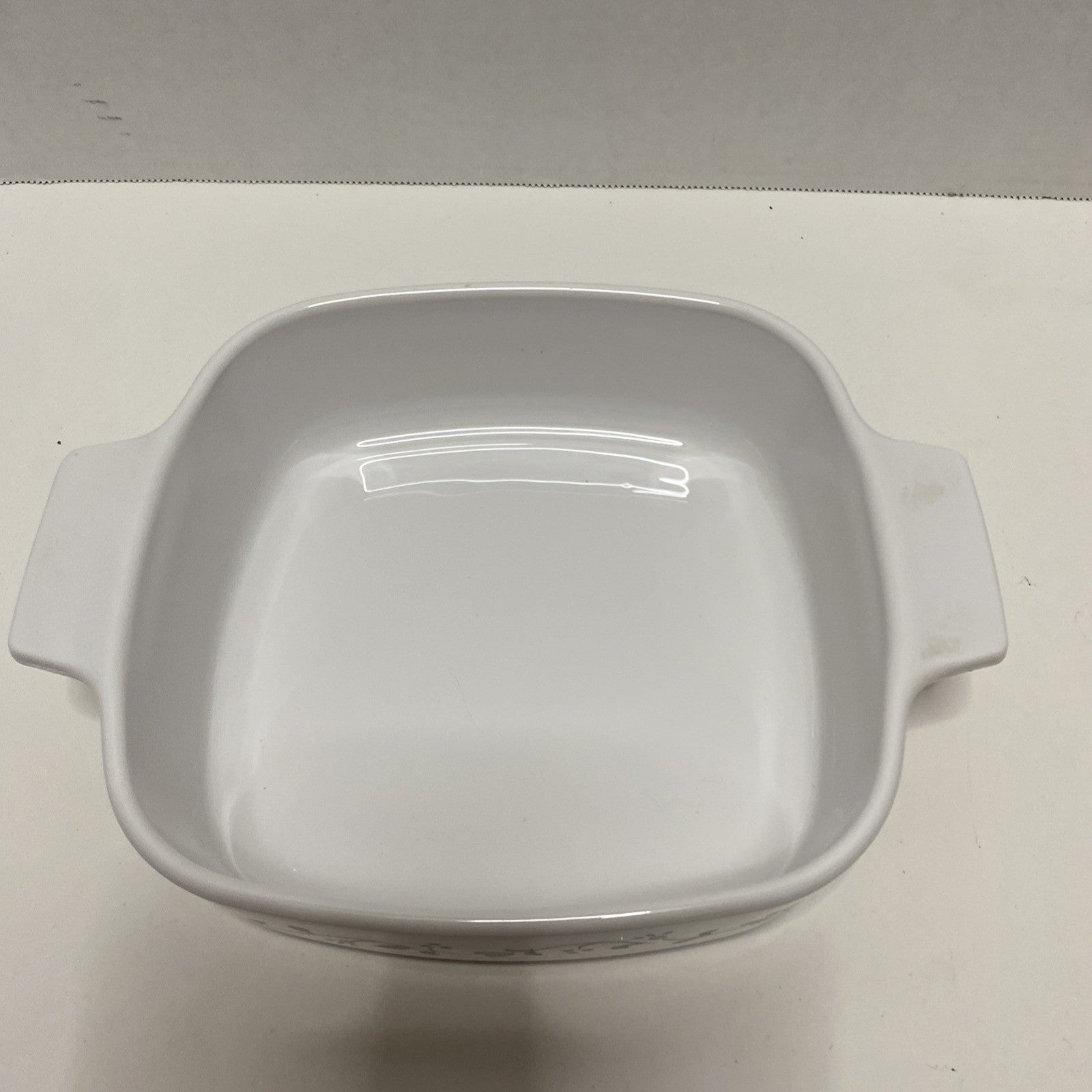 Corning Ware A-1-B Blue Hearts 1 Quart Casserole Dish Square A1B 1 Qt **No lid