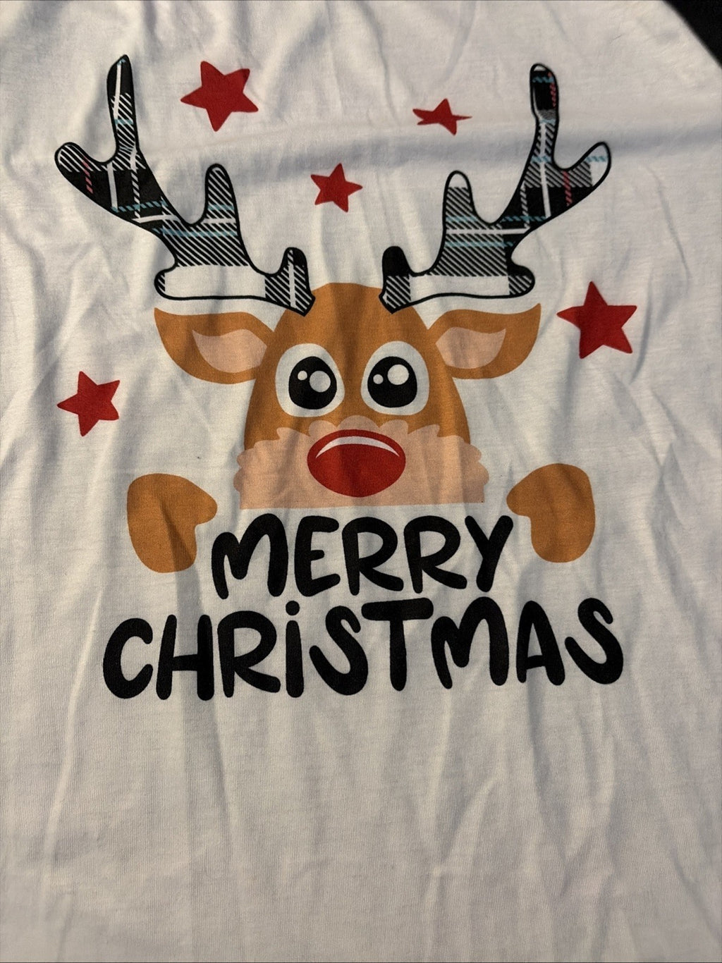 Merry Christmas Rudolph Women’s Extra Small Long Sleeve T-Shirt