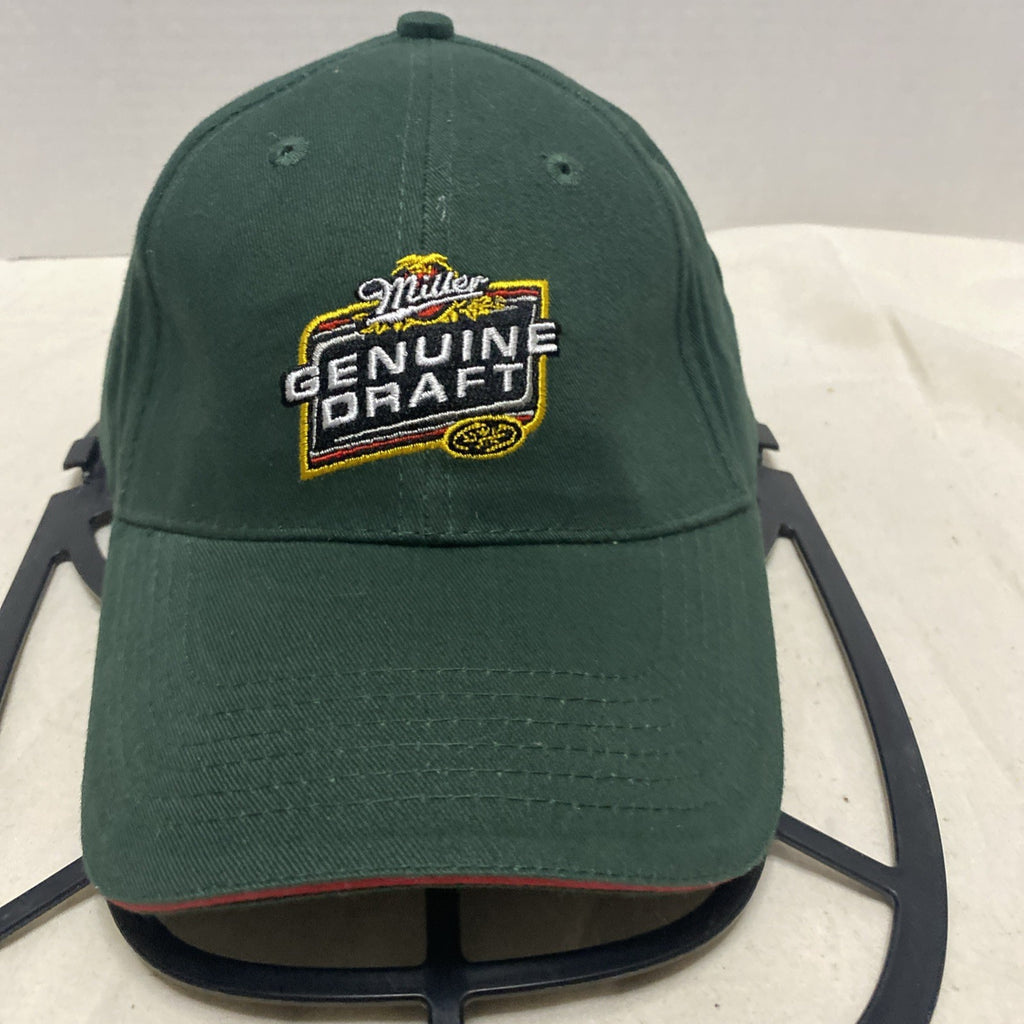 Miller Genuine Draft "Mas Sabor" Spanish Adjustable Strapback Hat Cap Green 