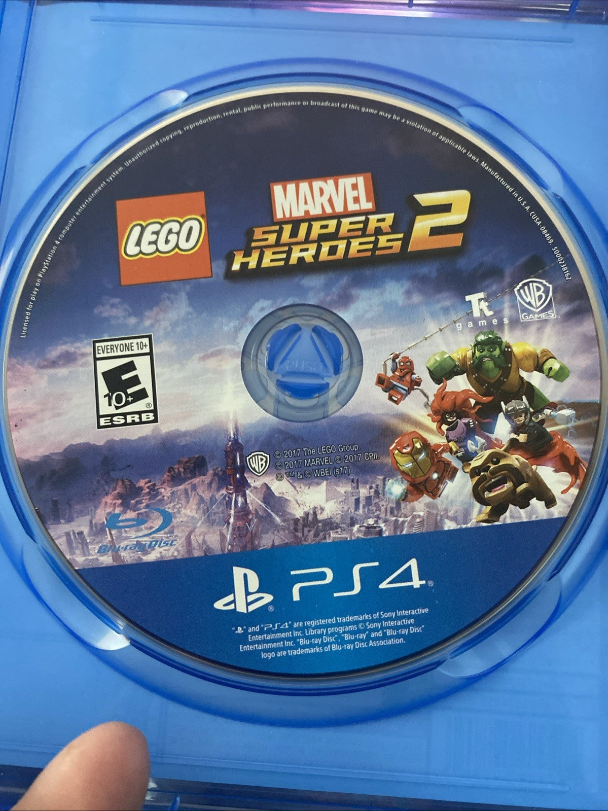 PS4 / Sony Playstation 4 Lego Marvel Super Heroes Video Game By WB Games 2017