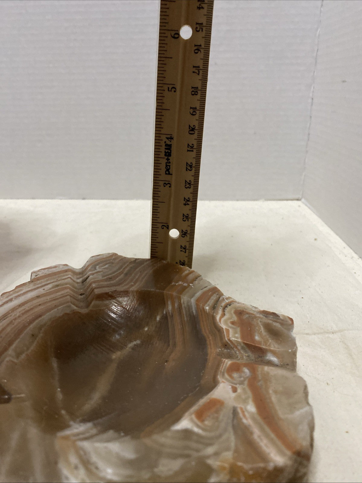 Vintage Ashtray Marble Stone  Mid-century Modern