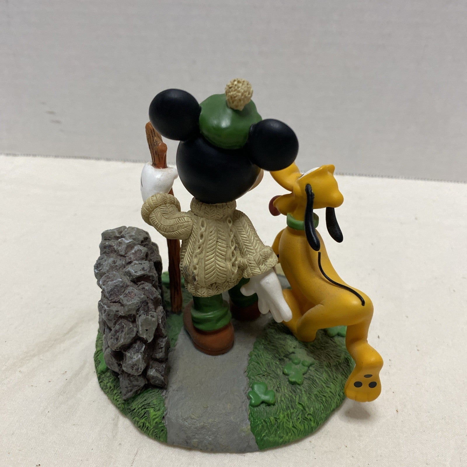 Disney Mickey Mouse With Pluto, "May The Road Rise Up To Meet You"