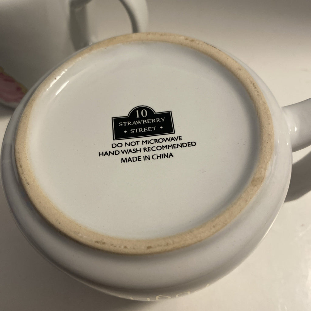 "TenStrawberry Street" #PUGLIFE Set Of 2 16oz Coffee/Tea Mugs - Female And Male