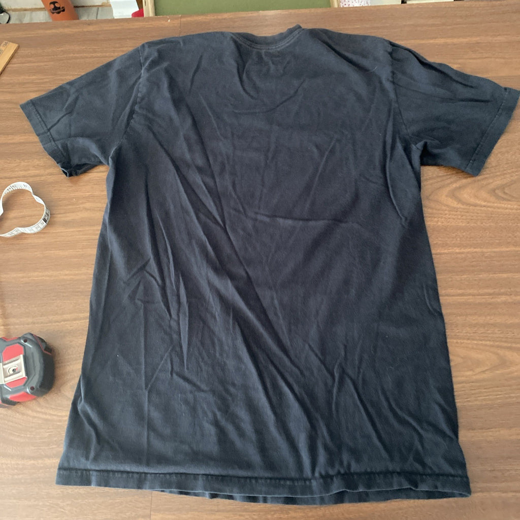 Nike Shirt Mens Med Black Camo Swoosh Spell Out Logo Graphic Tee free shipping