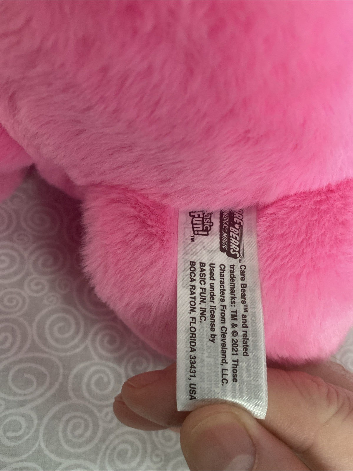 Care Bears 14” Cheer Bear, Stuffed Animal, Plush Collectible
