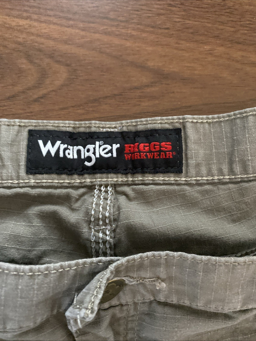 Wrangler RIGGS Workwear Pants Mens 40 x 30 Tan/Khaki Cargo