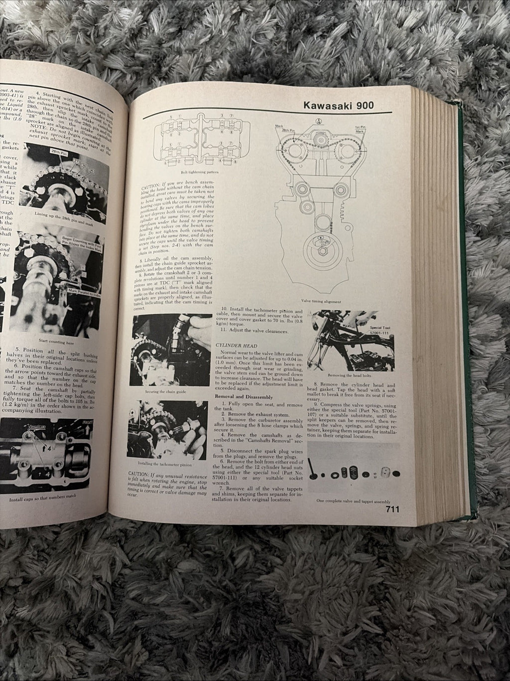 CHILTON'S MOTORCYCLE REPAIR MANUAL Harley Norton Guzzi Triumph 1976 Edition VTG.