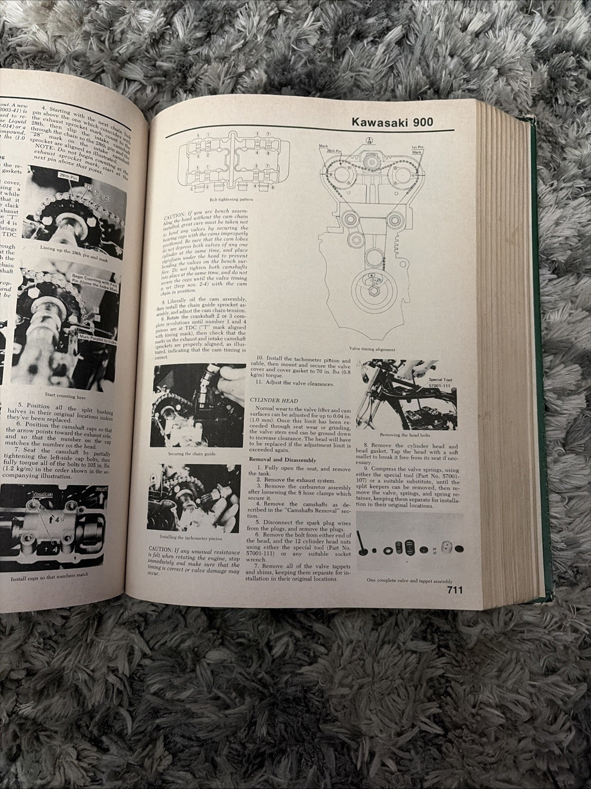 CHILTON'S MOTORCYCLE REPAIR MANUAL Harley Norton Guzzi Triumph 1976 Edition VTG.