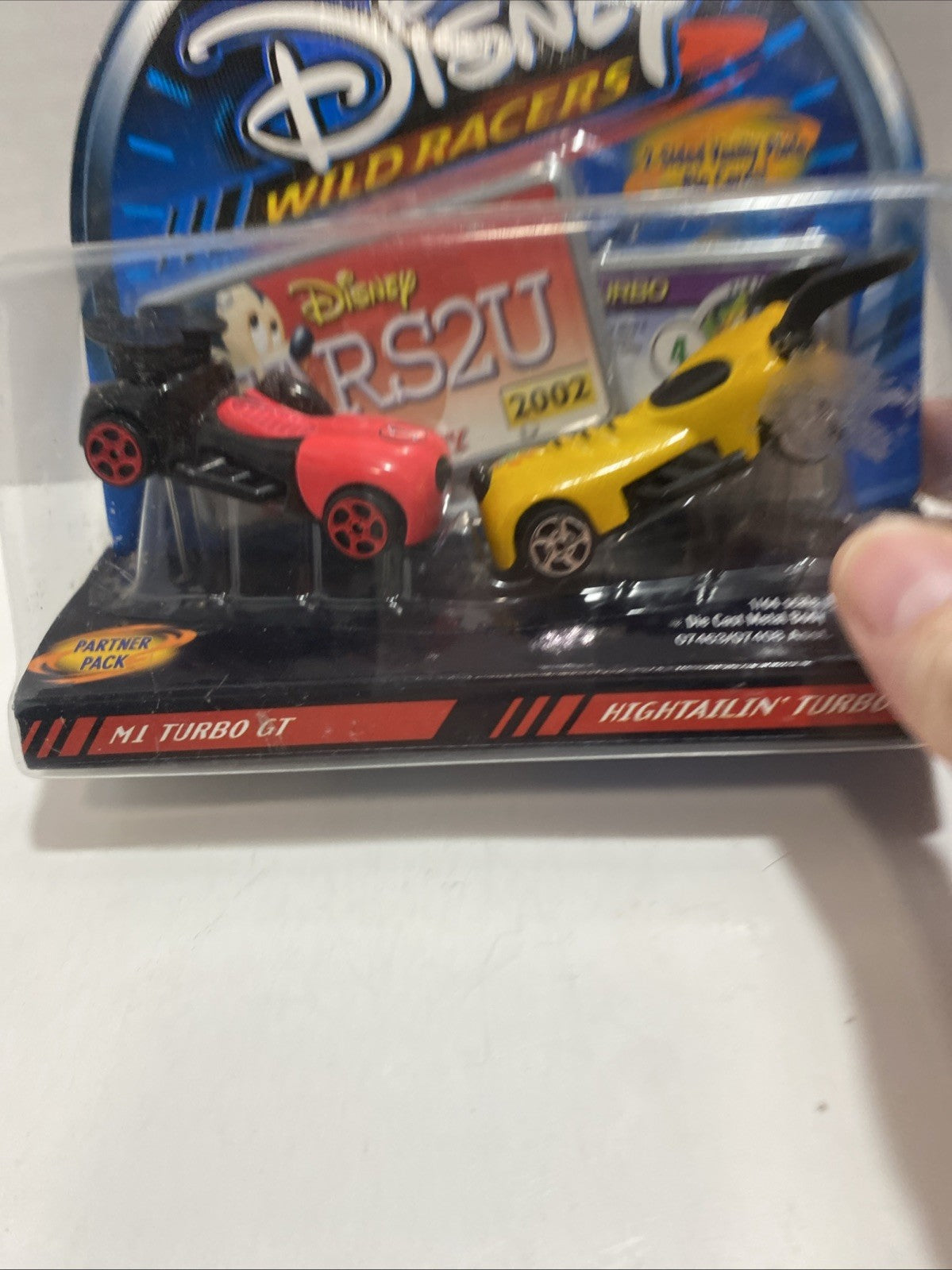 Rare Disney Hasbro 2002 Wild Racers M1 Turbo GT Hightailn' Turbo Die Cast HTF