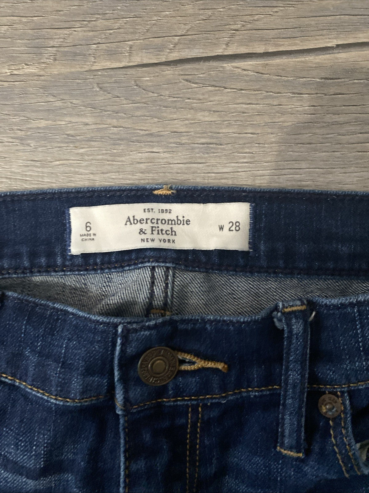 A&F Light Wash Skinny Jeans