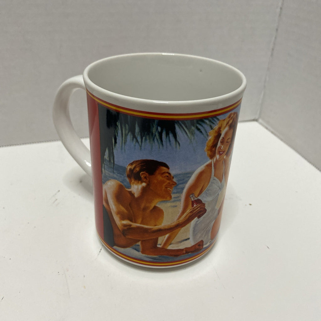 Coca Cola Vintage 1987 Coca Cola Coffee Mug "Through The Years 1946” Delicious