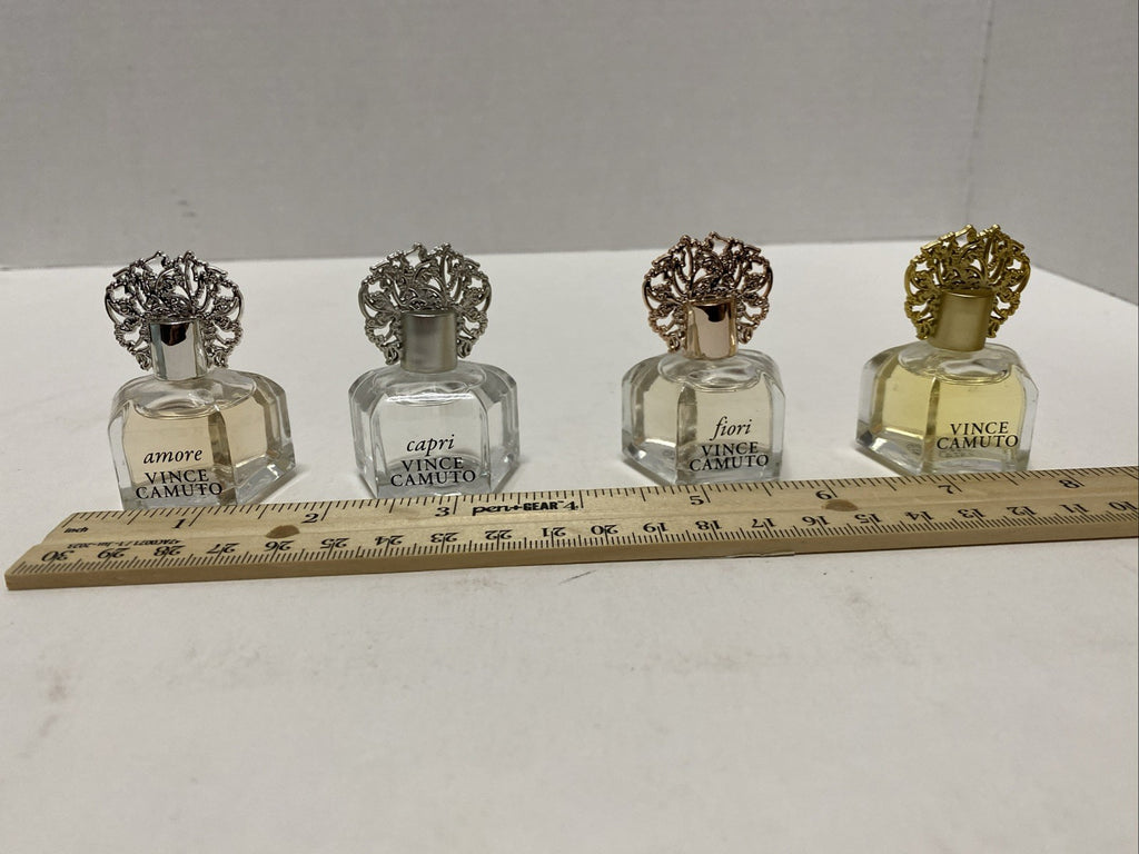 4- Vince Camuto, CAPRI, AMORE, FIORE V EAU DE PARFUM Splash minis 0.25oz