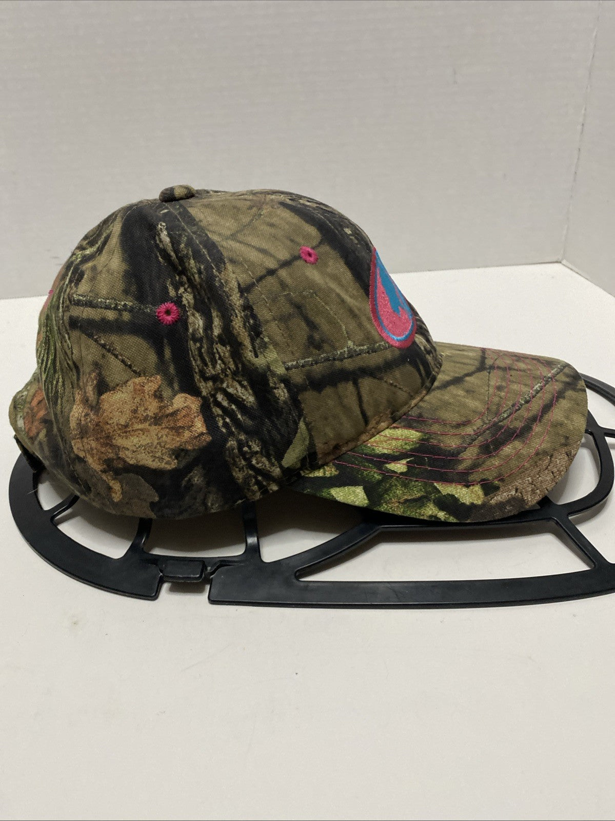 Mossy Oak Camo Camouflage Women’s Pink Logo Hunting Hat Outdoor Cap