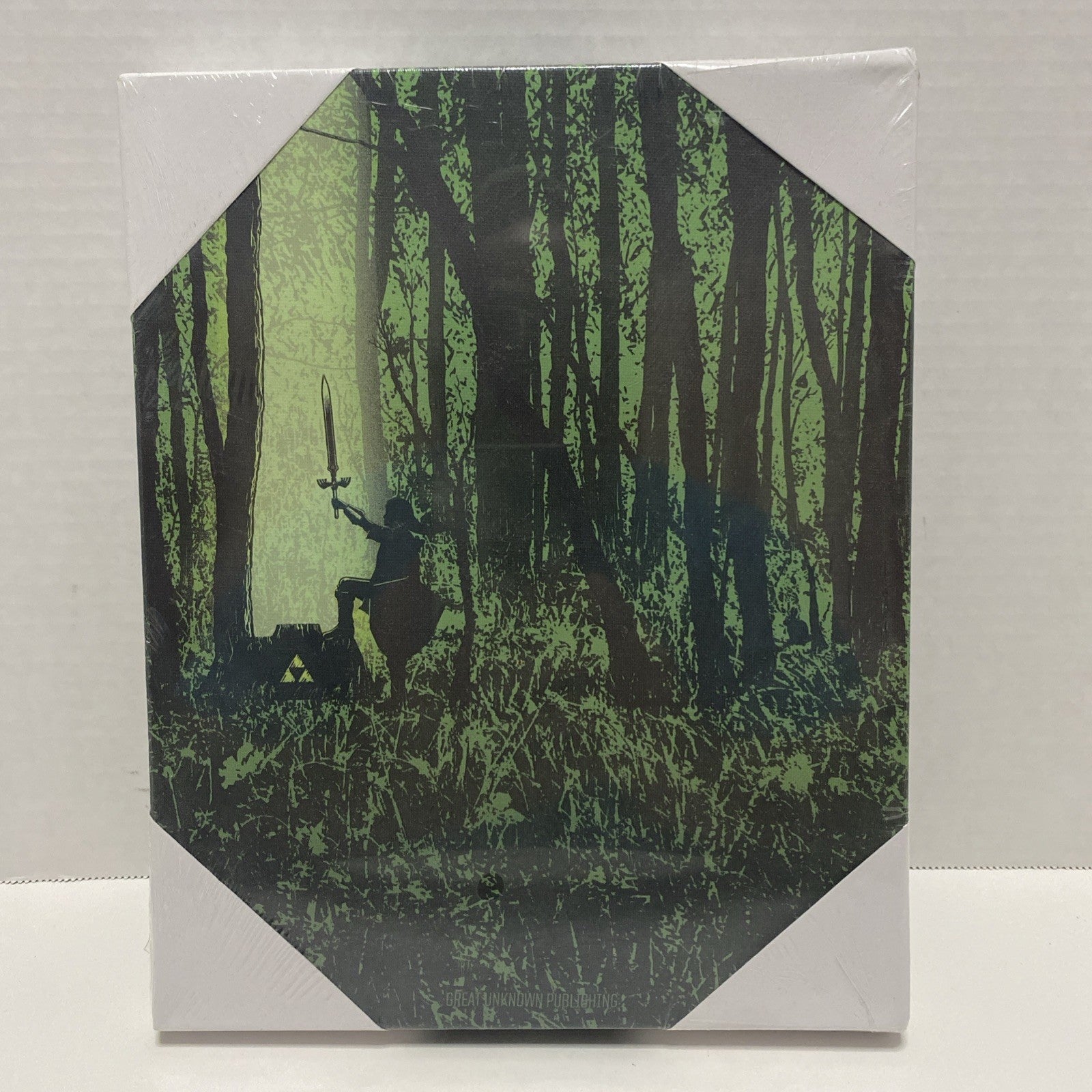 Legend Of Zelda Link Silhouette Forest 8×10 Printed Canvas Wall Art NEW