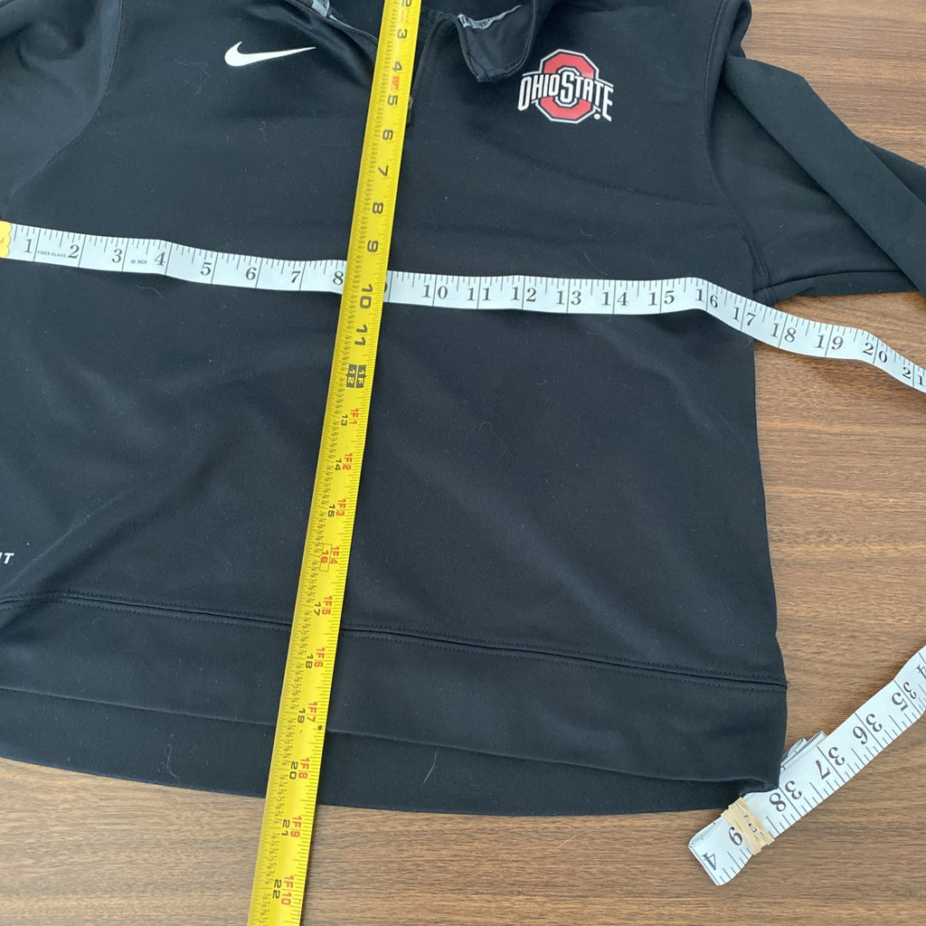 Ohio State Nike Quarter Zip Pullover Dri Fit Medium Free Shipping