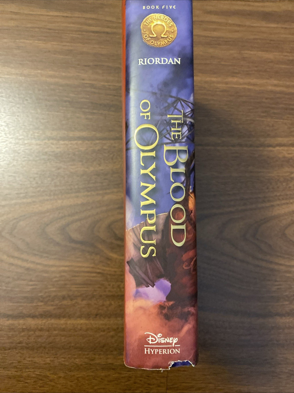 Lot of 5 - Rick Riordan - Heroes Of Olympus Series - Complete  1-5 - Hardcover 