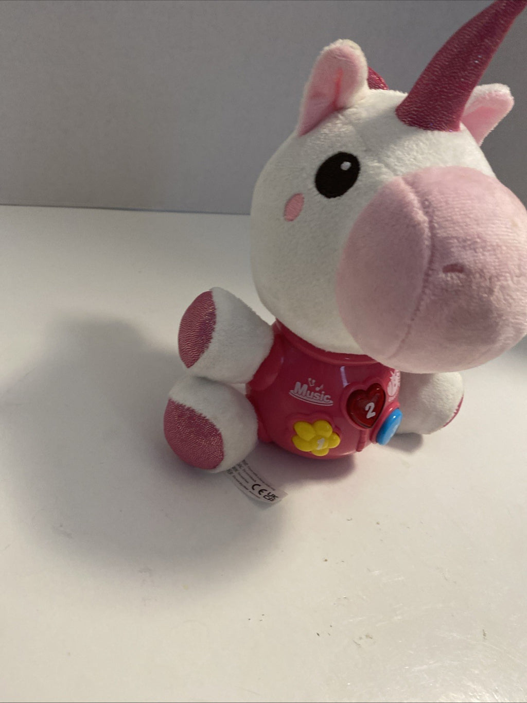 Vanmor iPlay iLearn Baby Unicorn Musical Toys Light Sound 0-18 mos Nursery Works