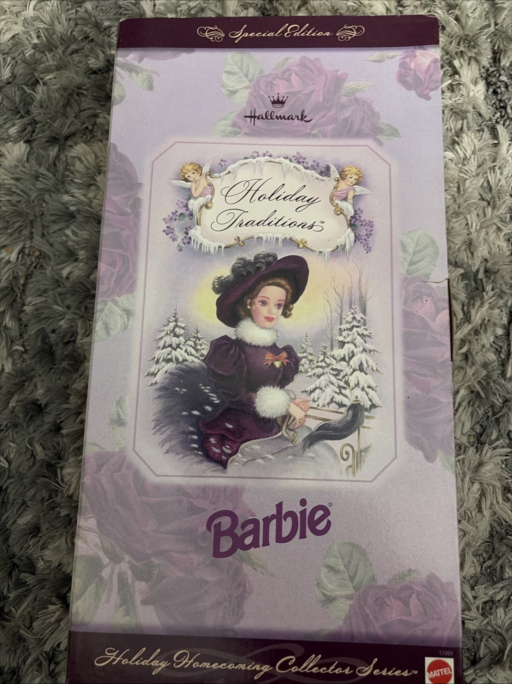 Vintage Barbie Special Edition Hallmark Doll Holiday Traditions 1996 Mattel New