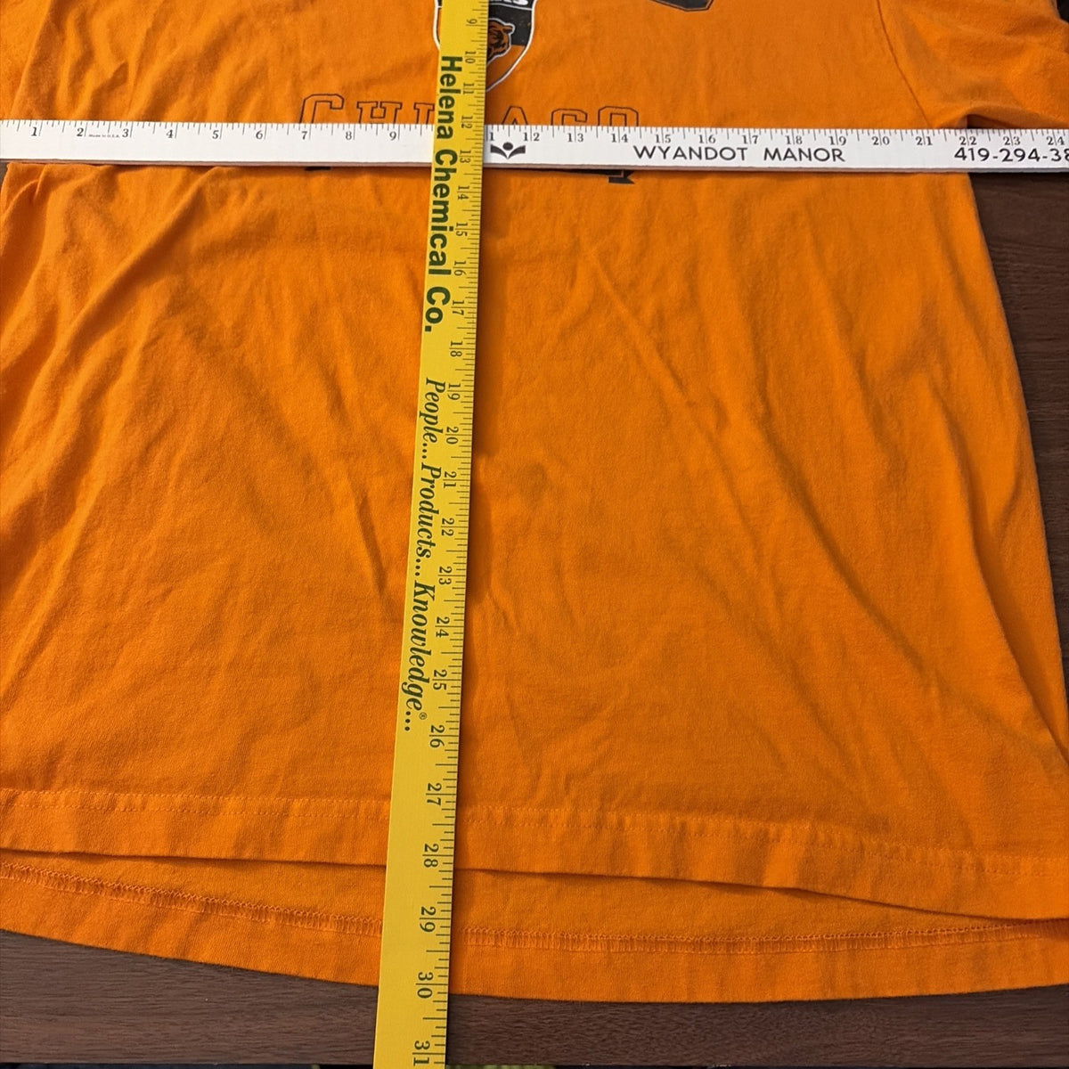 NFL Sports Illustrated Chicago Bears NFL Shirt Orange XL