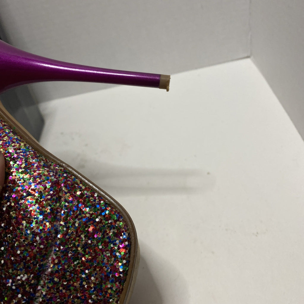 Deb-women shoes formal evening pumps stilettos prom party fuchsia glitter